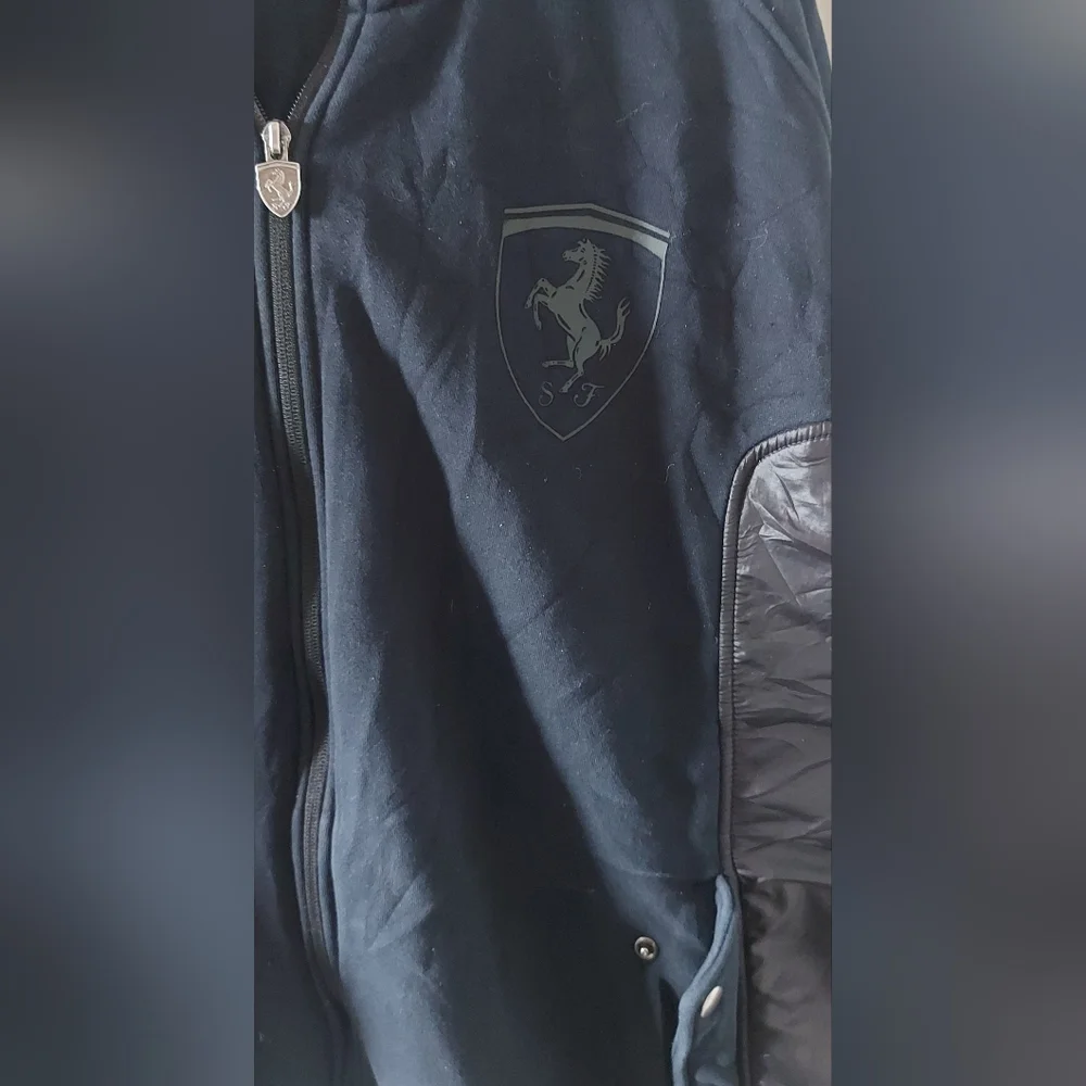 Puma Men's Ferrari SF Race Hooded Sweat Jacket. - Picture 4 of 6